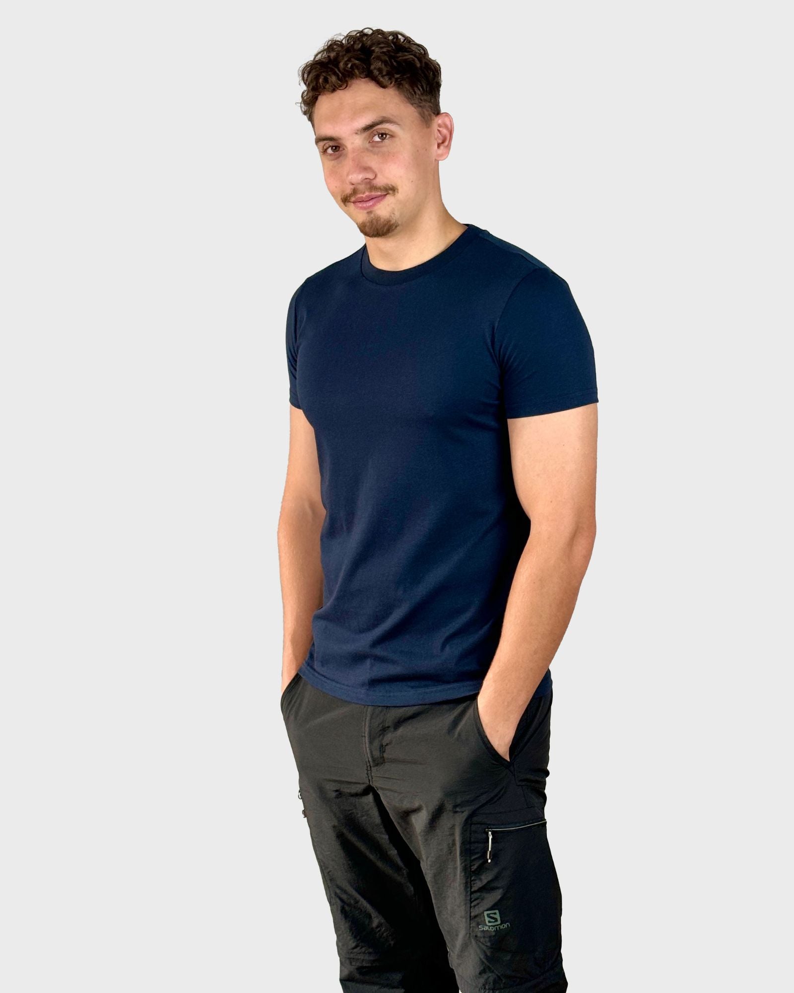 Navy Slim Crew Neck T-Shirt