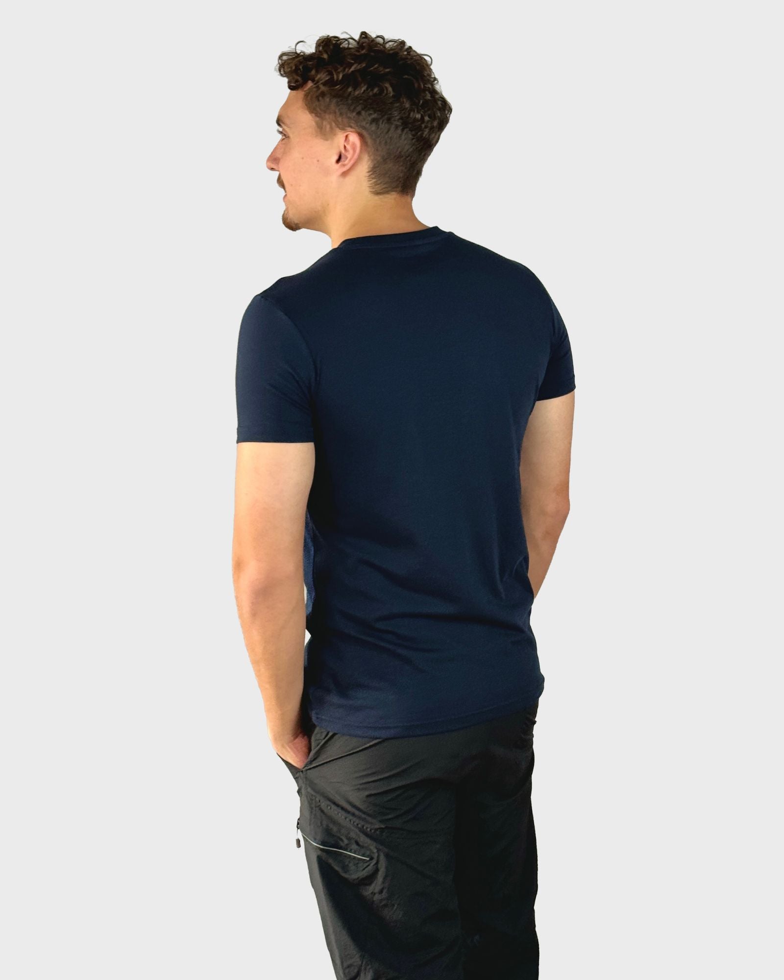 Navy Slim Crew Neck T-Shirt